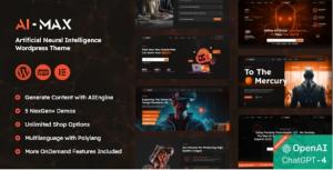 AIMAX - AI Agency WordPress Theme